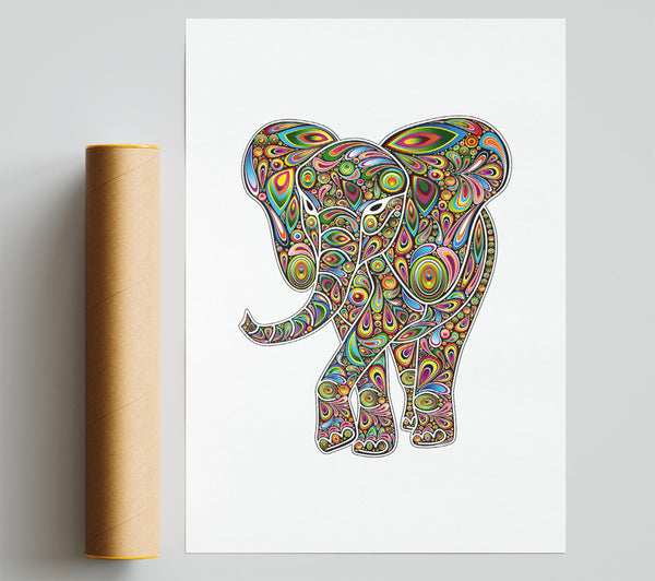 Indian Elephant 2 Print