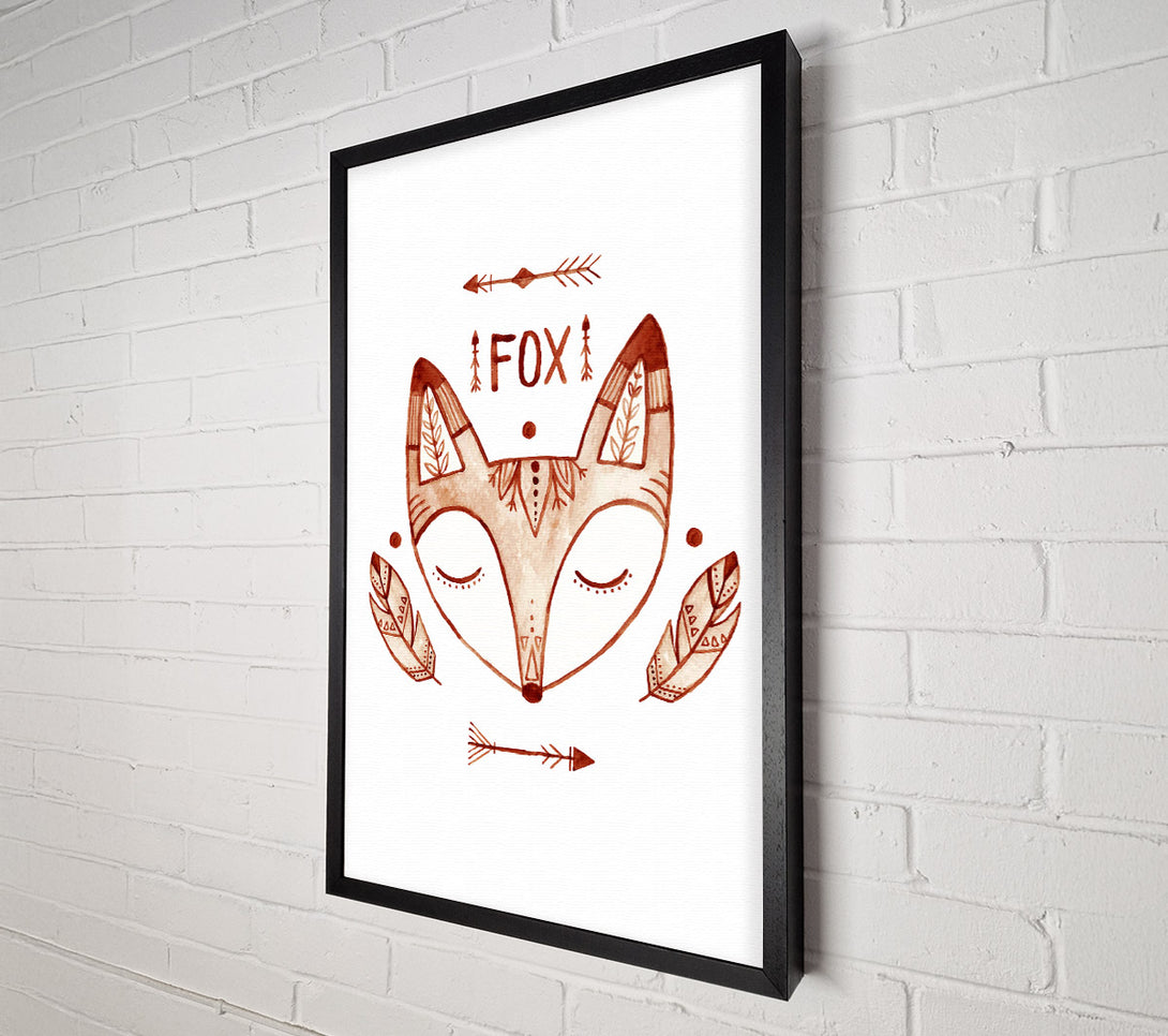  A Canvas Print of Fox Canvas Print