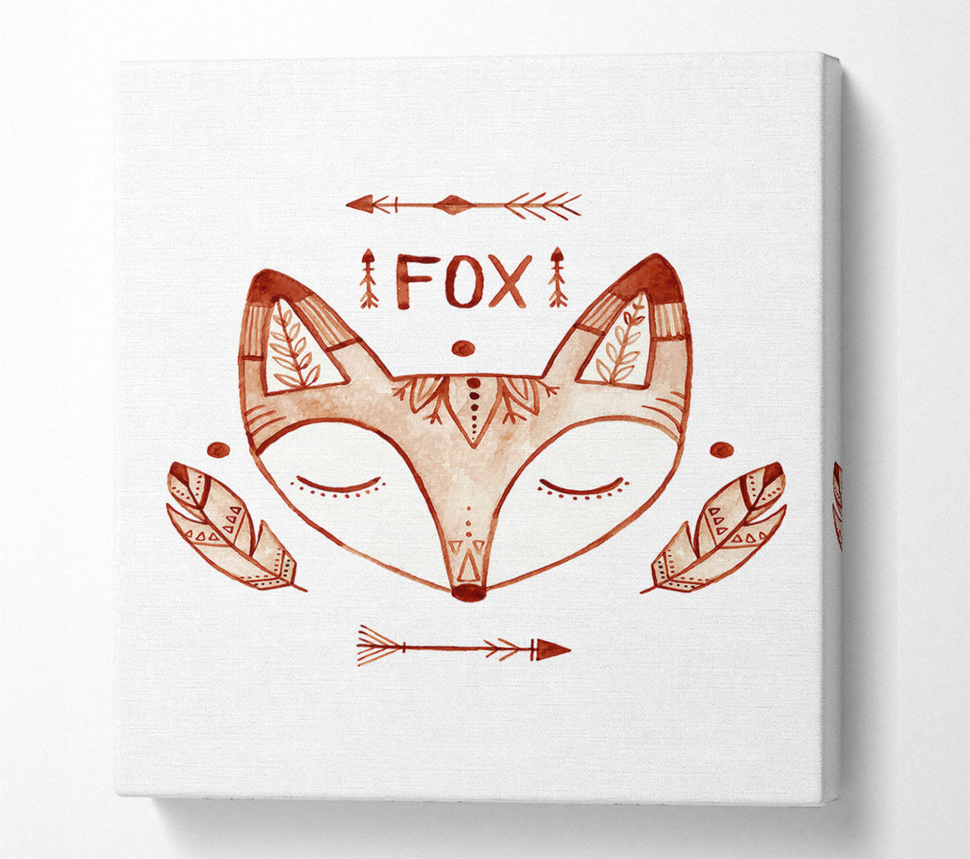  A Canvas Print of Fox Canvas Print