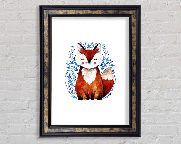 Sleeping Fox Framed Print