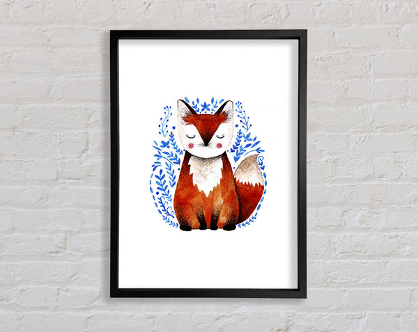 Sleeping Fox Framed Print
