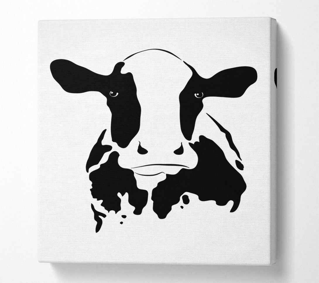  A Canvas Print of Here's Looking At You Cow Canvas Print