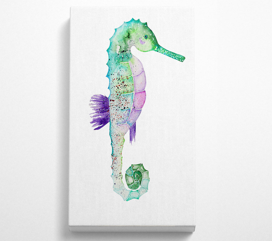  A Canvas Print of Spotted Seahorse Canvas Art