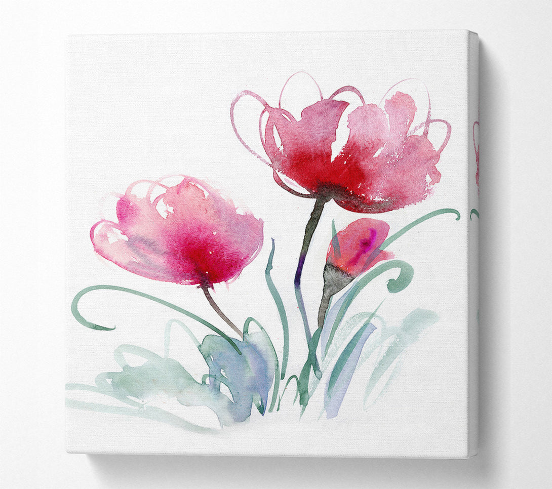  A Canvas Print of Poppy Stems Canvas Art