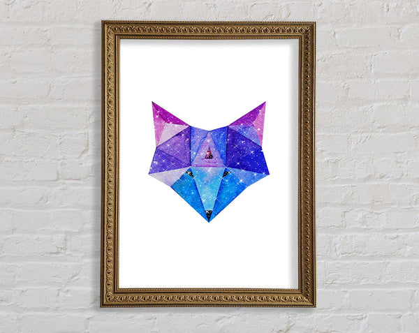 Diamond Fox Framed Print