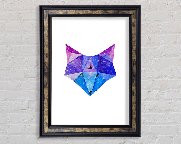 Diamond Fox Framed Print