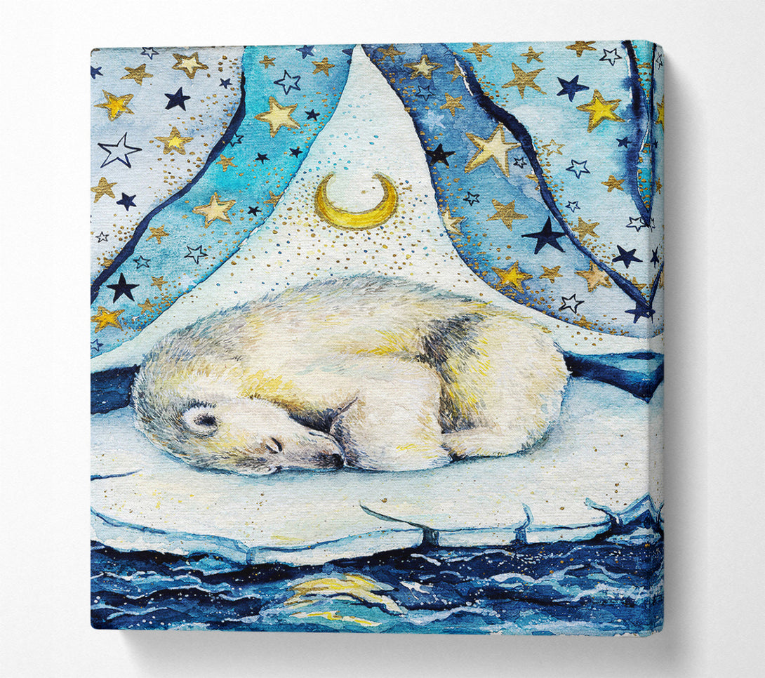  A Canvas Print of Polar Bear Dream Canvas Wall Art