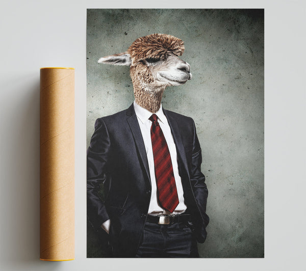 Business Llama Print