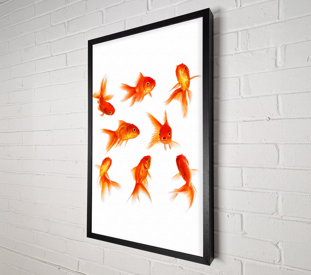  A Canvas Print of Goldfish Party Canvas Wall Art