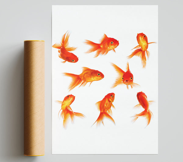 Goldfish Party Giclee Print