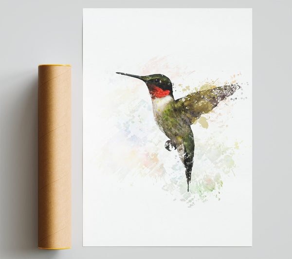 Hummingbird Wings Poster