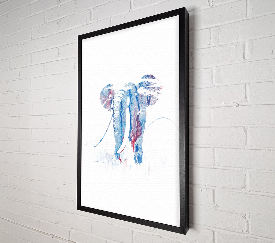  A Canvas Print of Elephant Painting Canvas Wall Art