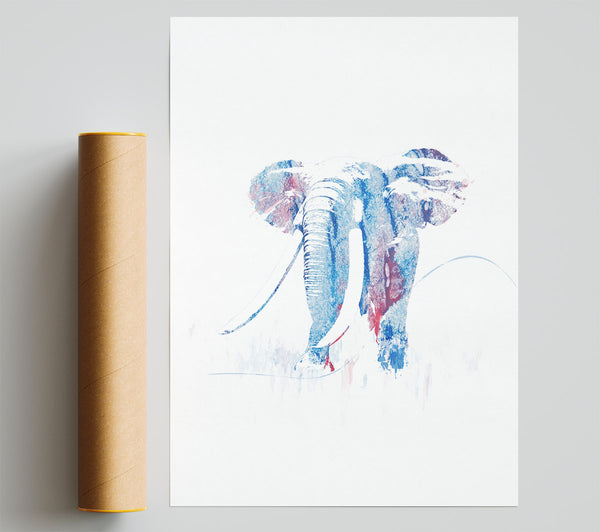 Elephant Painting Giclee Print