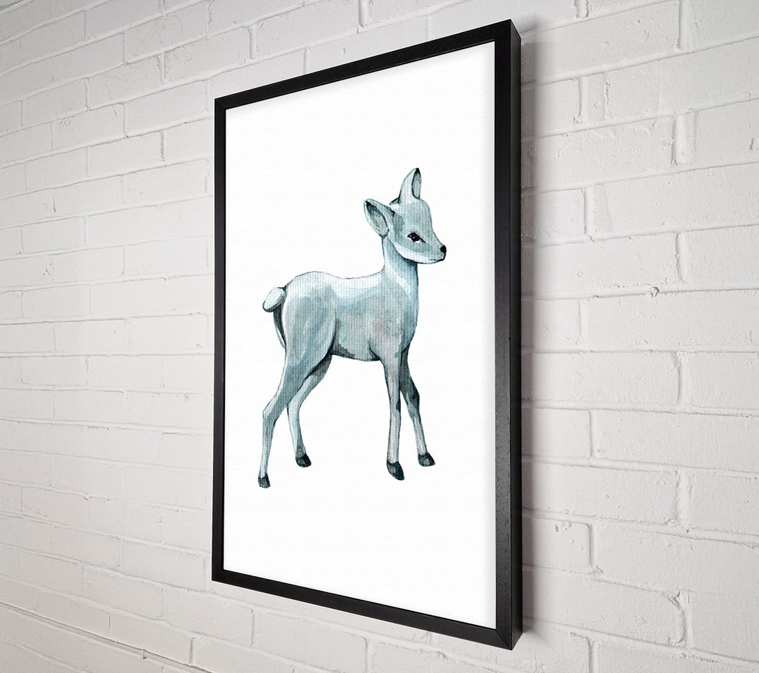  A Canvas Print of Baby Deer Fawn Canvas Print