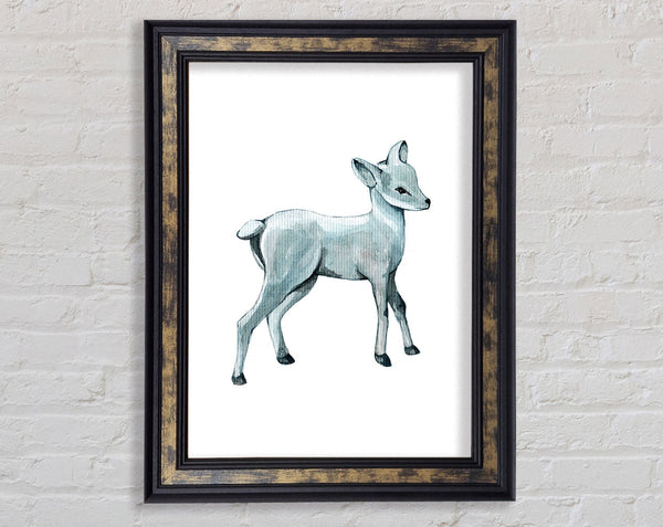 Baby Deer Fawn Framed Print