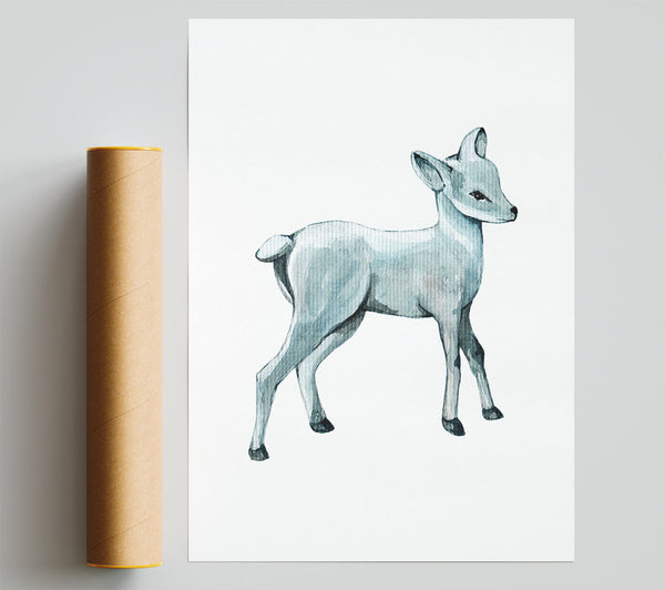 Baby Deer Fawn Print