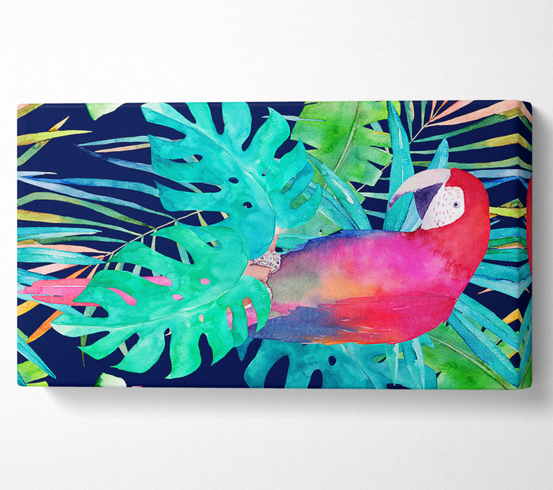  A Canvas Print of Parrot Jungle Canvas Wall Art