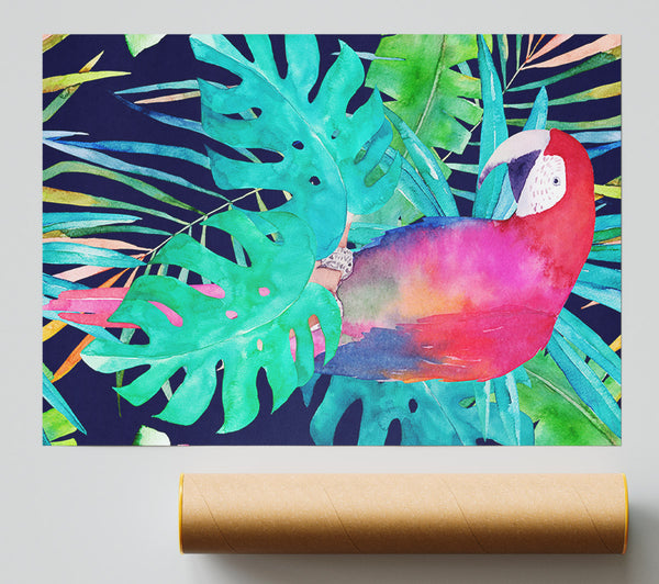 Parrot Jungle Print