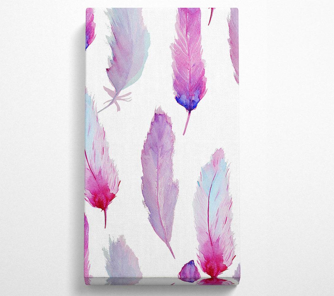  A Canvas Print of Pink Indian Feathers 2 Canvas Art