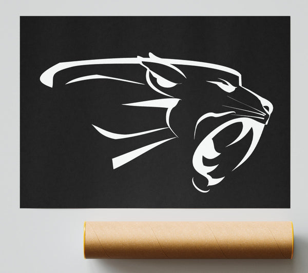Panther Teeth Poster