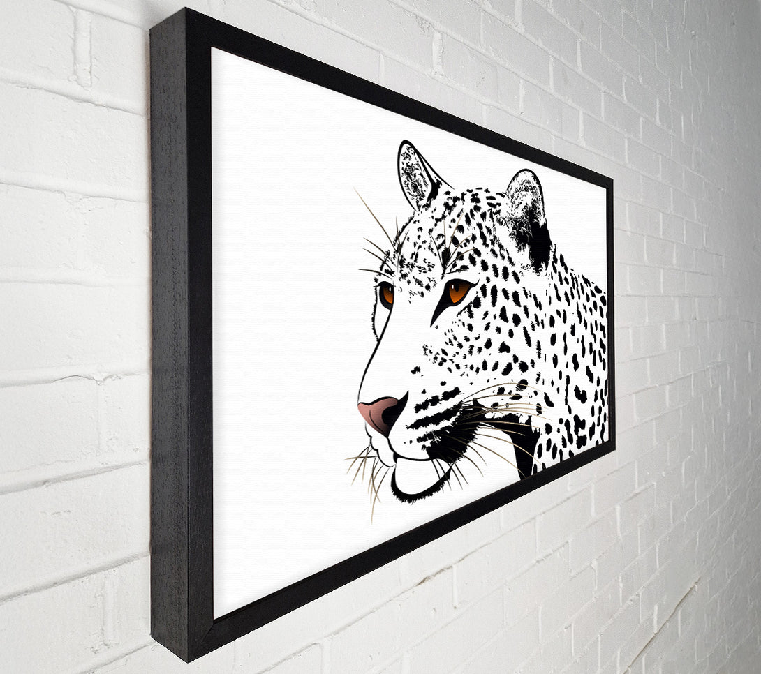  A Canvas Print of Leopard Eyes Canvas Print