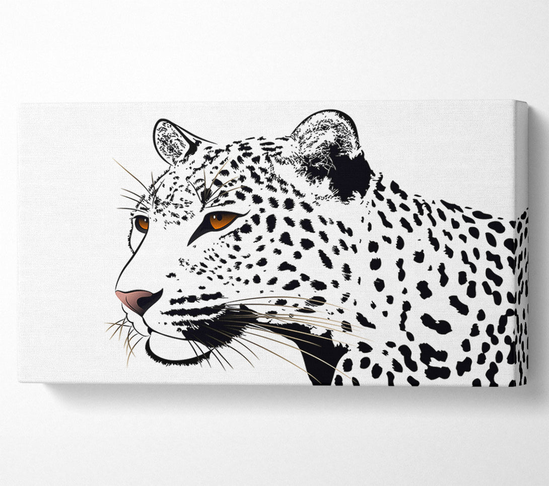  A Canvas Print of Leopard Eyes Canvas Print