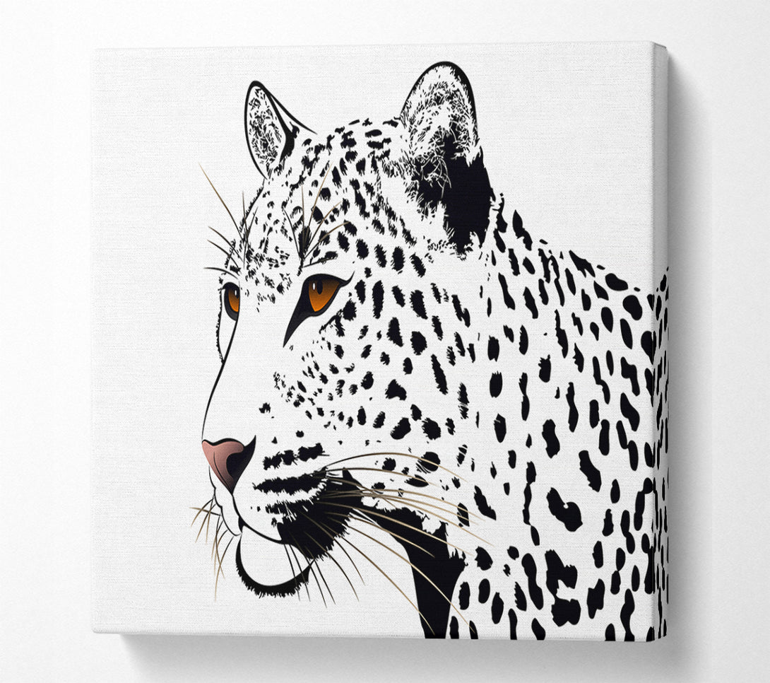  A Canvas Print of Leopard Eyes Canvas Print