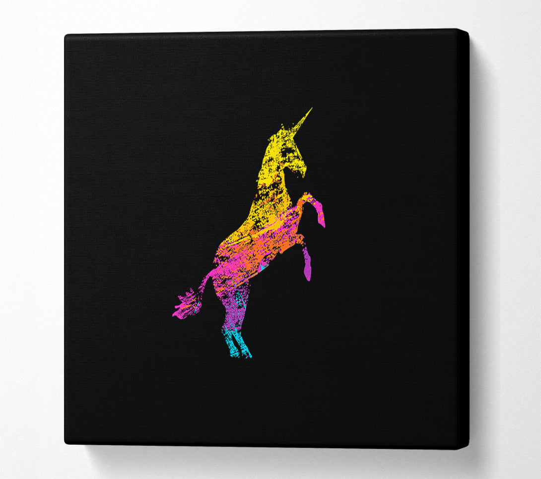  A Canvas Print of Rainbow Unicorn Canvas Art