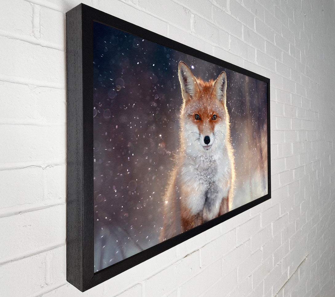  A Canvas Print of Fox In Winter Canvas Print
