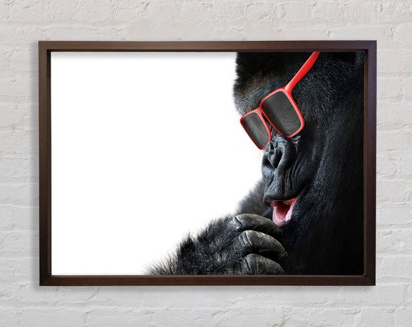 Gorilla Cool Framed Print