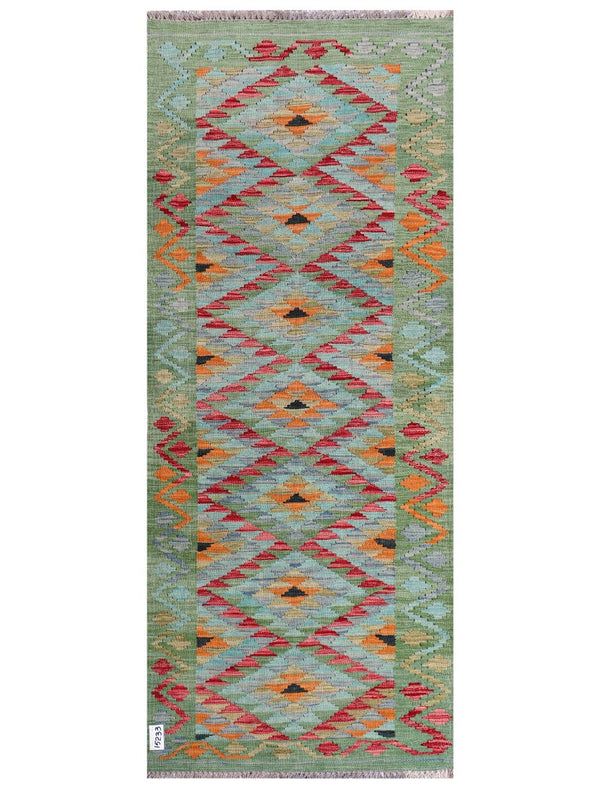 Maimana Afghanistan Kilim Rug - 198 x81 cm