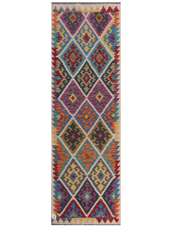 Maimana Afghanistan Kilim Runner - 238 x 76 cm