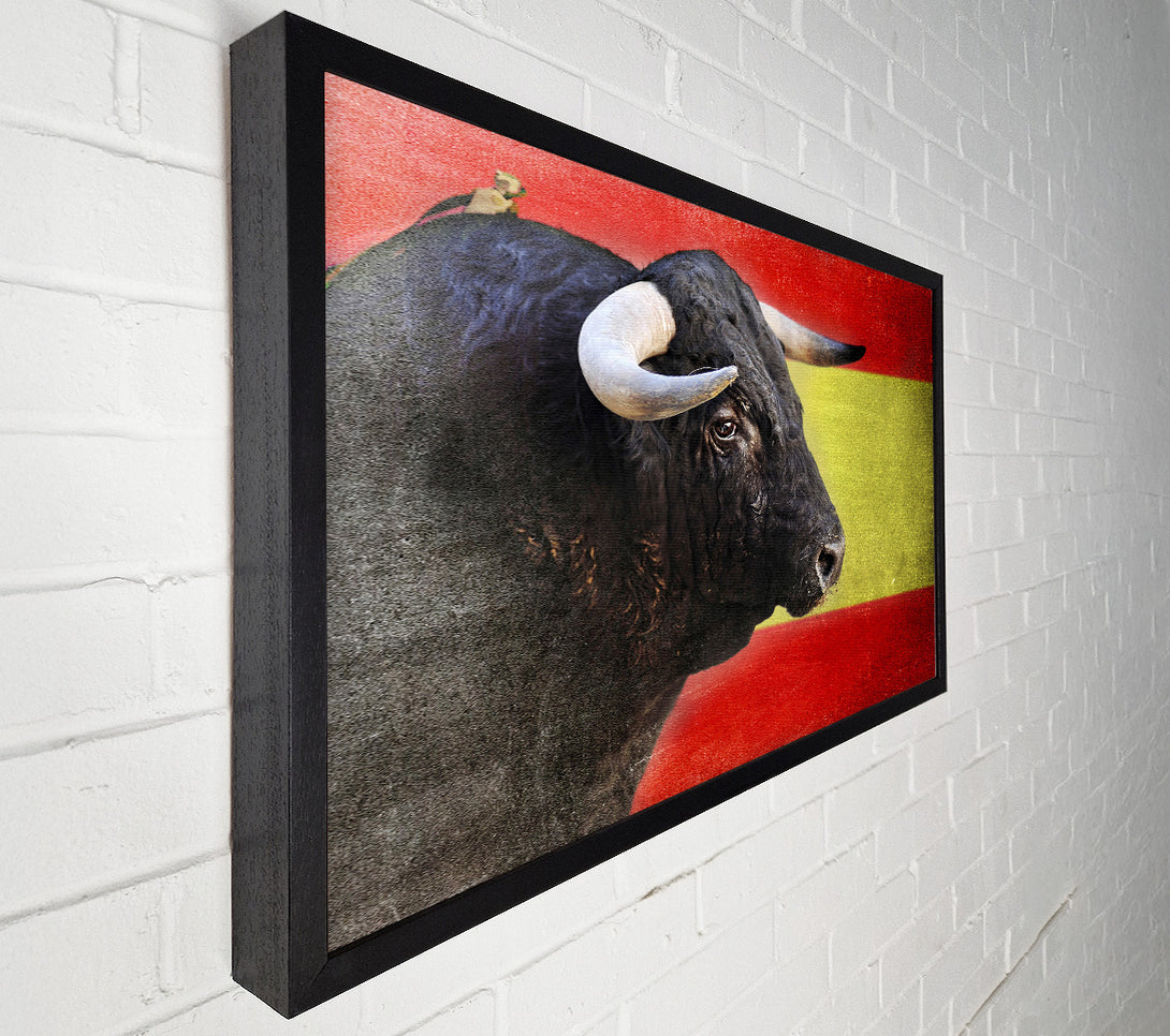  A Canvas Print of Spanish Bull Canvas Wall Art