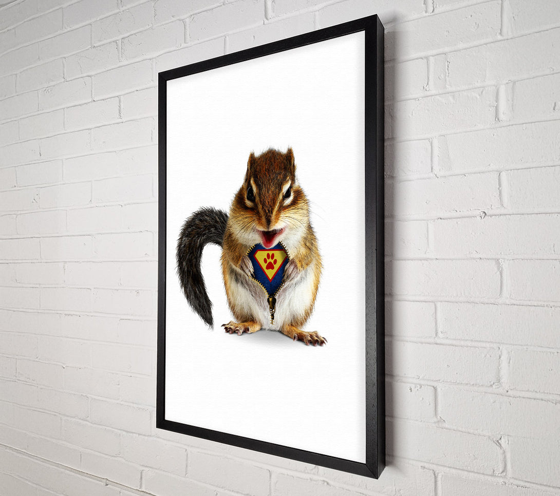  A Canvas Print of Super Squirrel Canvas Print
