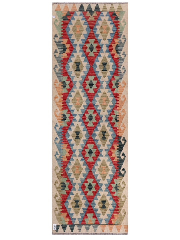 Maimana Afghanistan Kilim Runner - 242 x 81 cm