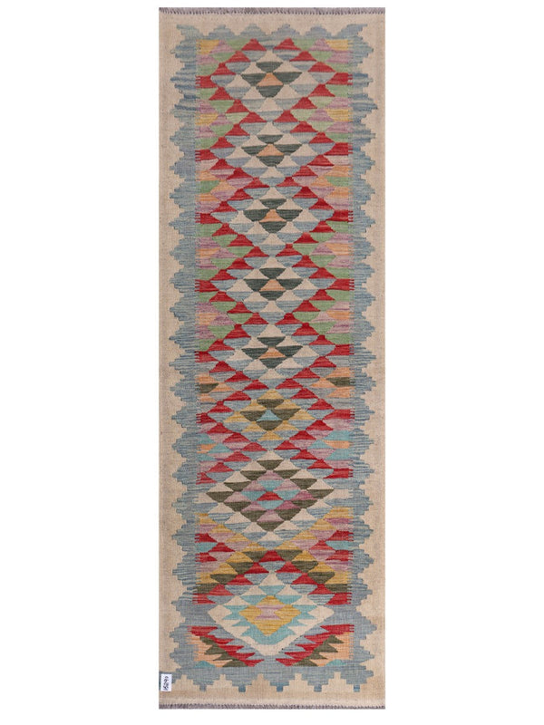 Maimana Afghanistan Kilim Runner - 252 x 83 cm