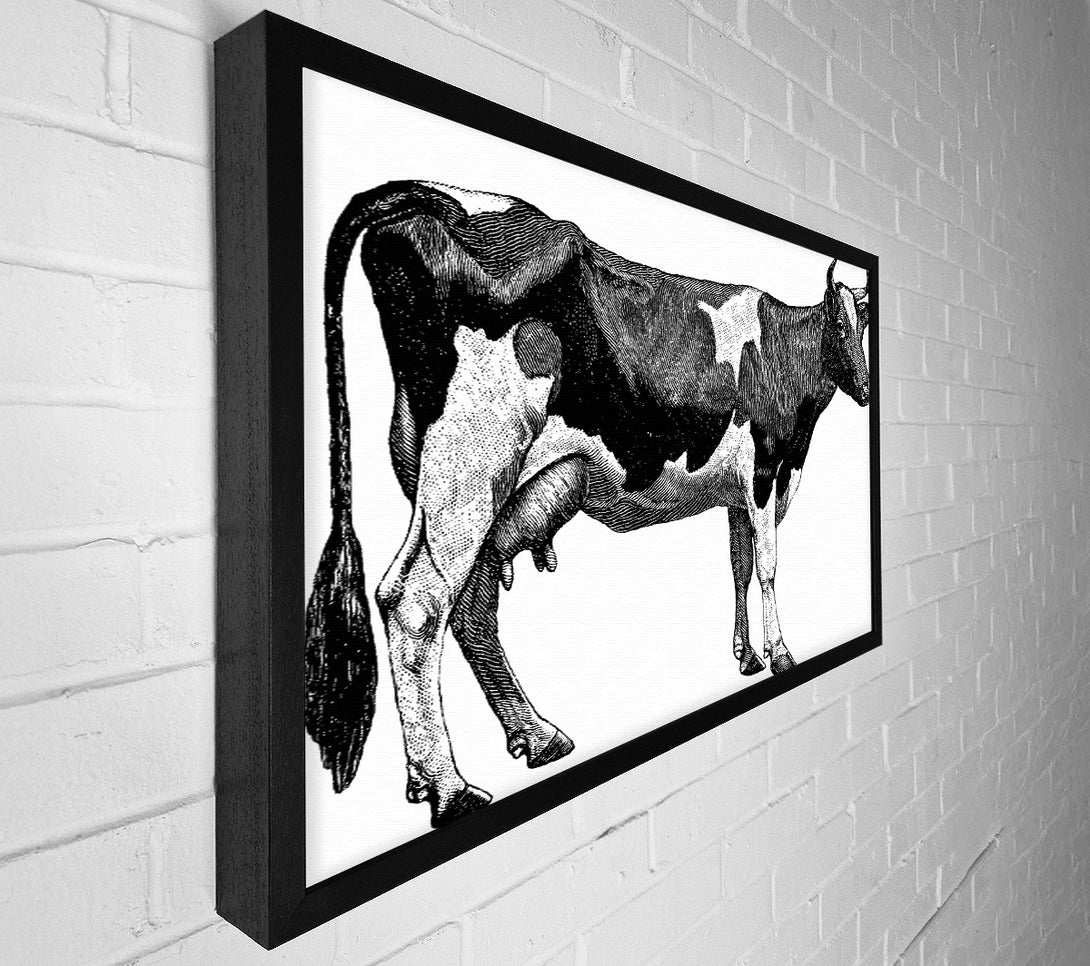  A Canvas Print of Mother Cow Canvas Art