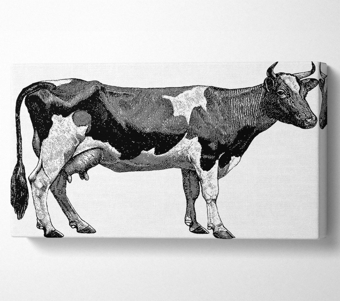  A Canvas Print of Mother Cow Canvas Art