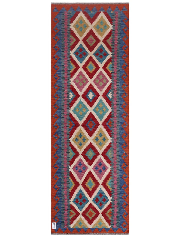 Maimana Afghanistan Kilim Rug - 240 x 82 cm