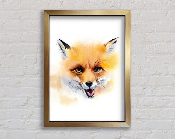 Cheeky Fox Framed Print