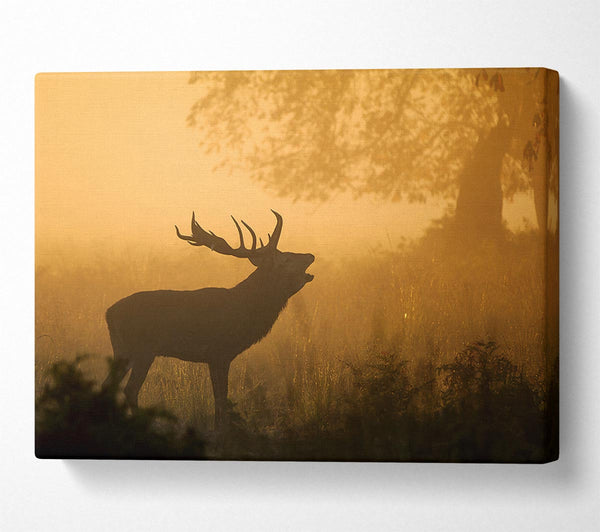  A Canvas Print of Deer Call Canvas Print