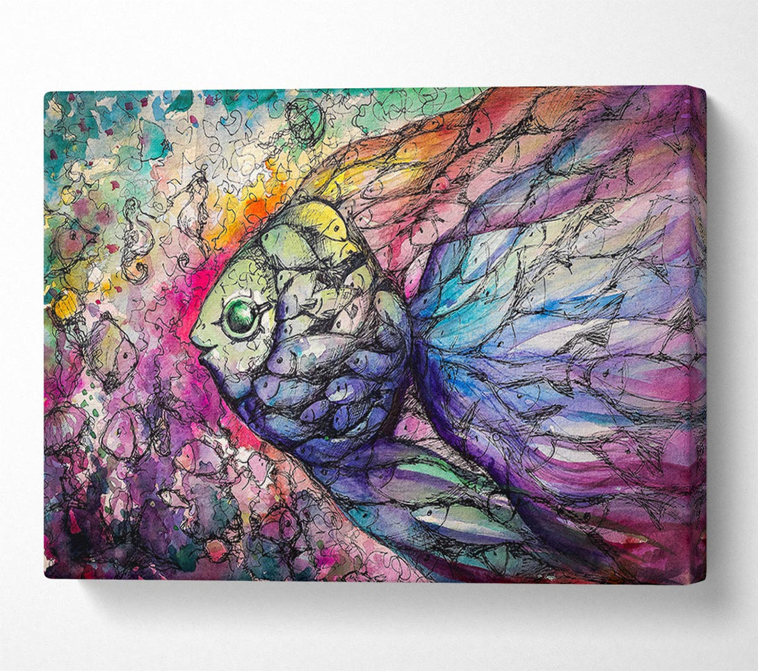  A Canvas Print of Fish Of Fish Canvas Art