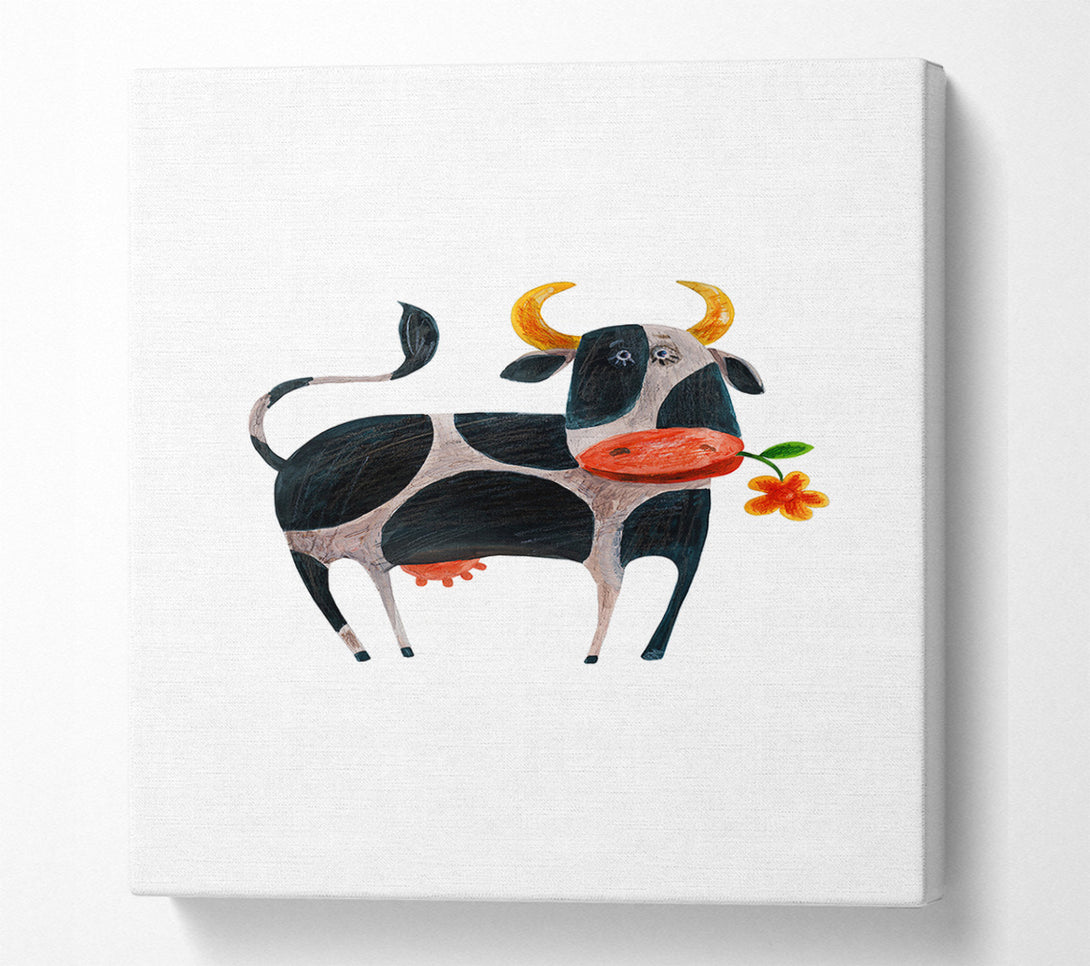  A Canvas Print of Daisy Cow Canvas Art