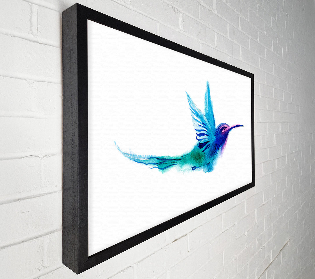  A Canvas Print of Elegant Rainbow Bird Canvas Art