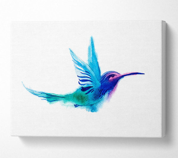  A Canvas Print of Elegant Rainbow Bird Canvas Art