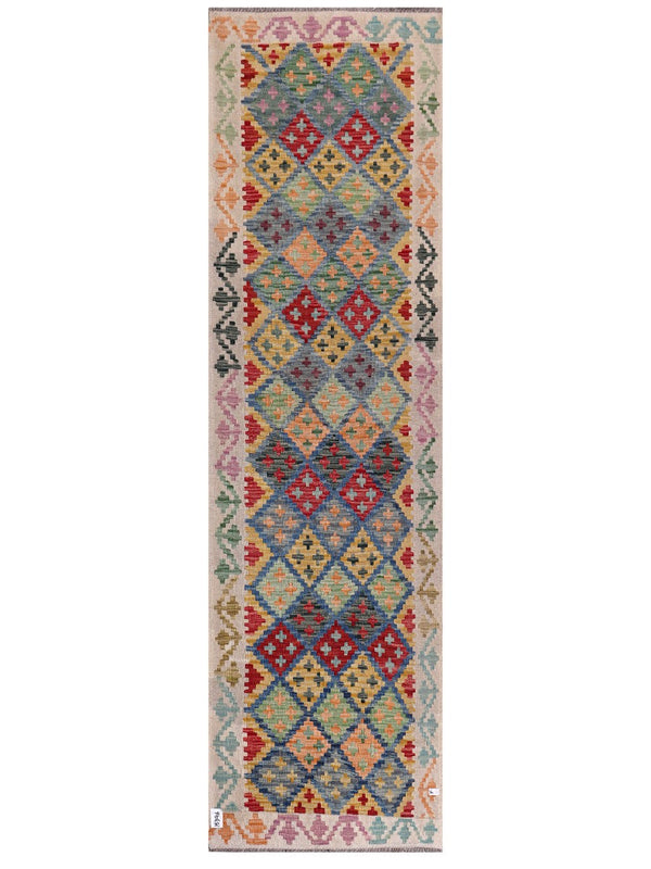 Maimana Afghanistan Kilim Runner - 287 x 81 cm