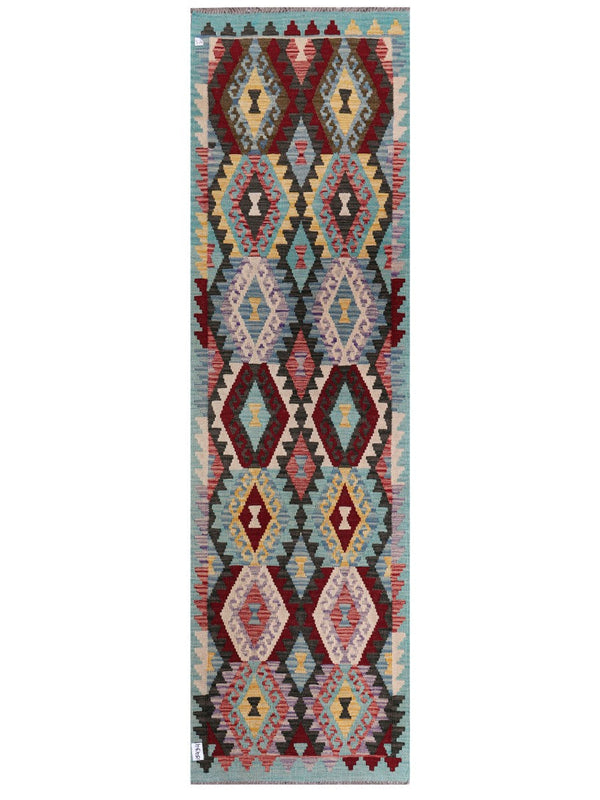 Maimana Afghanistan Kilim Runner - 285 x 82 cm