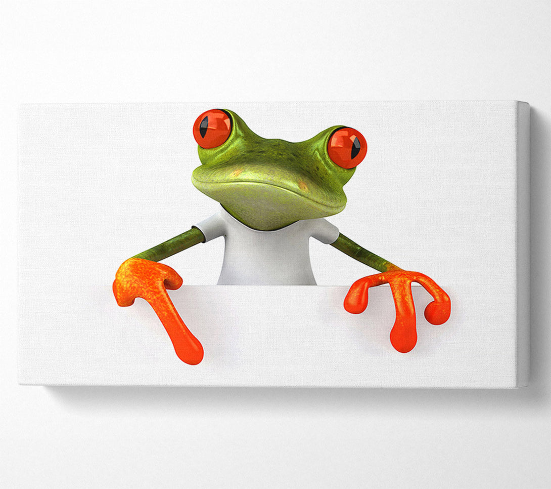  A Canvas Print of Frog What Canvas Print