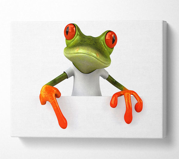  A Canvas Print of Frog What Canvas Print