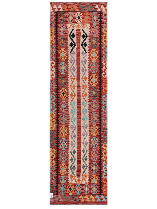 Maimana Afghanistan Kilim Runner - 294 x 85 cm